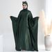 Women's Clothing Arabian Full Skirted Satin Dress Women's Formal Clothing Abaya Prayer Robe Muslim Fashion For Formal & Casual_ecoleips.com