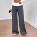 Autumn/Winter Women's Wide Leg Pants Flowy Comfortable Slimming American Style For Yoga Casual Wear Trendy Brands_ecoleips.com