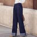 Women's Clothing Vintage Washed Non Stretch Wide Leg Jeans, Distressed Street Style, Loose Straight Leg Denim Jeans For Women, Suitable For Commuting._ecoleips.com