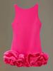 Sweetheart Ruffle Hem Babydoll Dress – Sleeveless Jumper Dress With Bow Accents (Black/Red/Wine/Pink/Green/White/Yellow, S-XL)_ecoleips.com