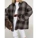 Summer Checkered Long-Sleeved Shirt With Retro Relaxed Style, Versatile And Easy To Pair With Checkered Jackets_ecoleips.com
