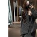 2025 Spring New Shiny Blazer For Women With High-Waisted Slimming Slit Skirt Two-Piece Set_ecoleips.com