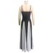 Women's Clothing Low Cut Sling Color Matching Waist Slimming A Line Large Pleated Large Skirt Holiday Dress_ecoleips.com