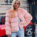 Women's Clothing Fashion Casual Ladies Imitation Fur Tops Fur Short Coat_ecoleips.com
