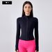 Women's Clothing Short Stand Collar Yoga Suit Jacket For Women Slim Fit Fitness_ecoleips.com