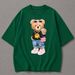 2026 Summer Fashion T-Shirt Trendy Loose Fit Casual Short Sleeve Printed Top_ecoleips.com