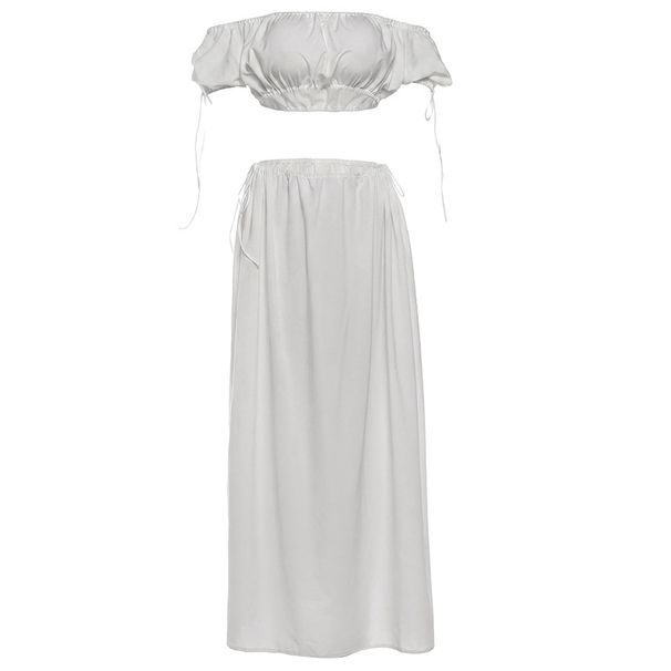 Summer Women's Off The Shoulder Sexy Strapless Vest Slim Fit Low Waist Style INS New Clothing_ecoleips.com