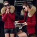 Women's Winter Padded Jacket With Faux Fur Collar, Slim Fit Short Coat, Warm Polyester Outerwear For Cold Weather_ecoleips.com