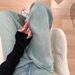 High-waisted Light-colored Loose Straight-leg Jeans For Women, 2025 Spring New Style, Light Blue, Simple And Versatile_ecoleips.com
