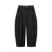 Women's Clothing Retro Original Color Denim Black Scimitar Wide Leg Casual Straight Loose Denim Trousers For Men And Women_ecoleips.com