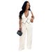 Women's Casual V-Neck Button-Up Top & Long Pants Set - Breathable Polyester Blend Comfortable Office Wear & Daily Outfit (Black, Beige, White, S-XXL)_ecoleips.com
