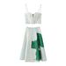 Summer New Striped Corset-Style Top And Mid-Length Skirt Set For Women2964192_ecoleips.com