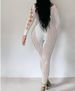 Erotic Underwear European And American Leopard Print Jumpsuit Sexy Jacquard Pearl Seduction Mesh Suit YDT023-1_ecoleips.com