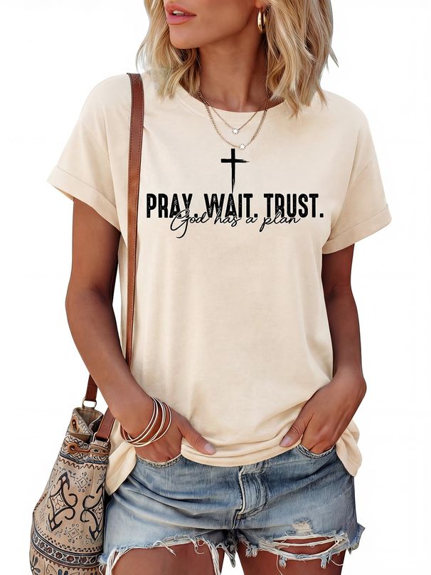 Christian Shirts For Women Faith T Shirts Jesus Religious Graphic Tees Cross Pray Bible Verse Inspirational Tops_ecoleips.com