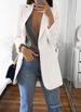 , Wish, 2019 European And American Popular Fashion Lapel Slim-fit Cardigan Elegant Women's Blazer_ecoleips.com
