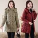 Women’s Lightweight Hooded Padded Coat – Mid-Length Slim-Fit Winter Jacket With Down Cotton Fill, Plus Size Friendly_ecoleips.com