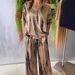 Women's Clothing Summer New Round Neck Fashion Printing Loose Two Piece Suit For Women_ecoleips.com