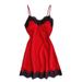 Aria Basics Aria Basics European American Style Women's Home Wear Pajamas, Seductive And Sexy Lace Camisole Nightdress, Multi-color, Standard_ecoleips.com