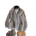 Women's casual drawstring waist tooling trench coat coat female spring and autumn short_ecoleips.com