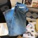Women's Clothing Design Leather Label High Waist Mopping Small Jeans For Women Autumn And Winter Loose Wide Leg Versatile Casual Straight Trousers_ecoleips.com