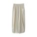 Nantao Spring Summer Pleated Simple High Waist Wide Leg Casual Women Thin Cool Loose Slimming Tapered Nine-point Pants_ecoleips.com