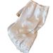 Women’s Clothing Lace Stitching Acetate Satin Skirt Women's Spring New High-grade Elegant All-match Gentle National Style Skirt_ecoleips.com