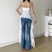 Women's Clothing One Shoulder Wrap Chest Slim Hollow Lace Wave Edge Top_ecoleips.com