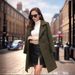 Women's Clothing Slim Fit Fashion Temperament Waist Woolen Coat Women's Woolen Coat_ecoleips.com