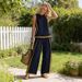Women's Spring Summer Trendy Fashion Casual Two Piece Set Commuter Stylish And Youthful Clothing_ecoleips.com