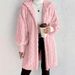 Oversized Fleece Hooded Coat – Women’s Long Sleeve Plush Jacket (S-3XL, Beige/Pink/Black/Red/Gray/White/Blue, Korean Streetwear Style)_ecoleips.com