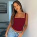 Sexy Tank Women Summer New Tops Solid Backless Streetwear Casual Slim Sleeveless Camisole Fashion Folds Tank Tops Lady Clothing_ecoleips.com