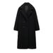 Women's Clothing Popular Style Winter Warm Double Breasted Long Lambskin Coat_ecoleips.com