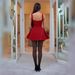 Women's European American Style A-Line Vest Dress Square Neck Slim Fit Short Skirt Spring Summer Cross Border Fashion_ecoleips.com