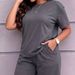 Women's Spring/Summer Short Sleeve Two Piece Set Fashion Trendy Casual Spot Goods_ecoleips.com
