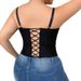 Plus Size Push Up Lingerie Bra Camisole Versatile Button Down Lace Fishtail Sexy For Curvy Women_ecoleips.com