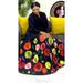 Women's Clothing Rose Print Irregular Temperament Large Size Women's Skirt Suit_ecoleips.com