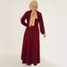 Women's Clothing Muslim Women's Spring And Autumn New Fashion Elegant Long Sleeved Solid Color Dress Long Robe_ecoleips.com