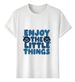 Women's T-Shirts Tshirt Muscle Freaks Enjoy Small Things Fashion Style_ecoleips.com