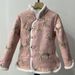 girl Plus Size Fleece-Lined Thickened Suede Jacket For Winter Hot-Selling Rabbit Fur Trim Stylish Floral Cheongsam Cotton_ecoleips.com