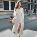 Women's Long Mink Cashmere Cardigan Robe Style Loose Fit Knit Sweater American Style For Autumn Winter_ecoleips.com