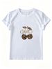 Women Y2K Coquette Leopard Cherry Graphic T Shirt Vintage Leopard Print Cherry Letter Cute Cowgirl Short Sleeve Summer Streetwear Tee_ecoleips.com
