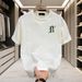 Men's 100% Pure Cotton Short Sleeve T-Shirt Trendy Loose Top For Summer Cross Border Exclusive High Quality Goods_ecoleips.com