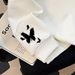 Men's Korean Style Long Sleeved Sweatshirt round Neck Printed Fleece Lined Thickened Heavyweight Stylish Top for Autumn Winter_ecoleips.com