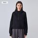 Women's Clothing Warm Plus Velvet Sports Sweater Hooded Half Zip Loose Yoga Clothes Fitness Sports Jacket_ecoleips.com