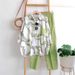 Spring And Summer Leisure Cotton And Linen Vacation Striped Comfortable Long-sleeved Two-piece Suit_ecoleips.com