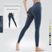 Women's Clothing Yoga Pants High Waist Hip Lifting T-Line Fitness Pants Antibacterial Naked Peach Sports Tights_ecoleips.com