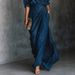 Women's Clothing Style Women's Dress Elegant Temperament Sexy Solid Color Pleated Belt Autumn For Formal & Casual For Women_ecoleips.com