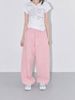 American-style Hot Girl Casual Pants, New Solid Color Minimalist Trendy Versatile Loose Jazz Hip-Hop Dance Sweatpants_ecoleips.com