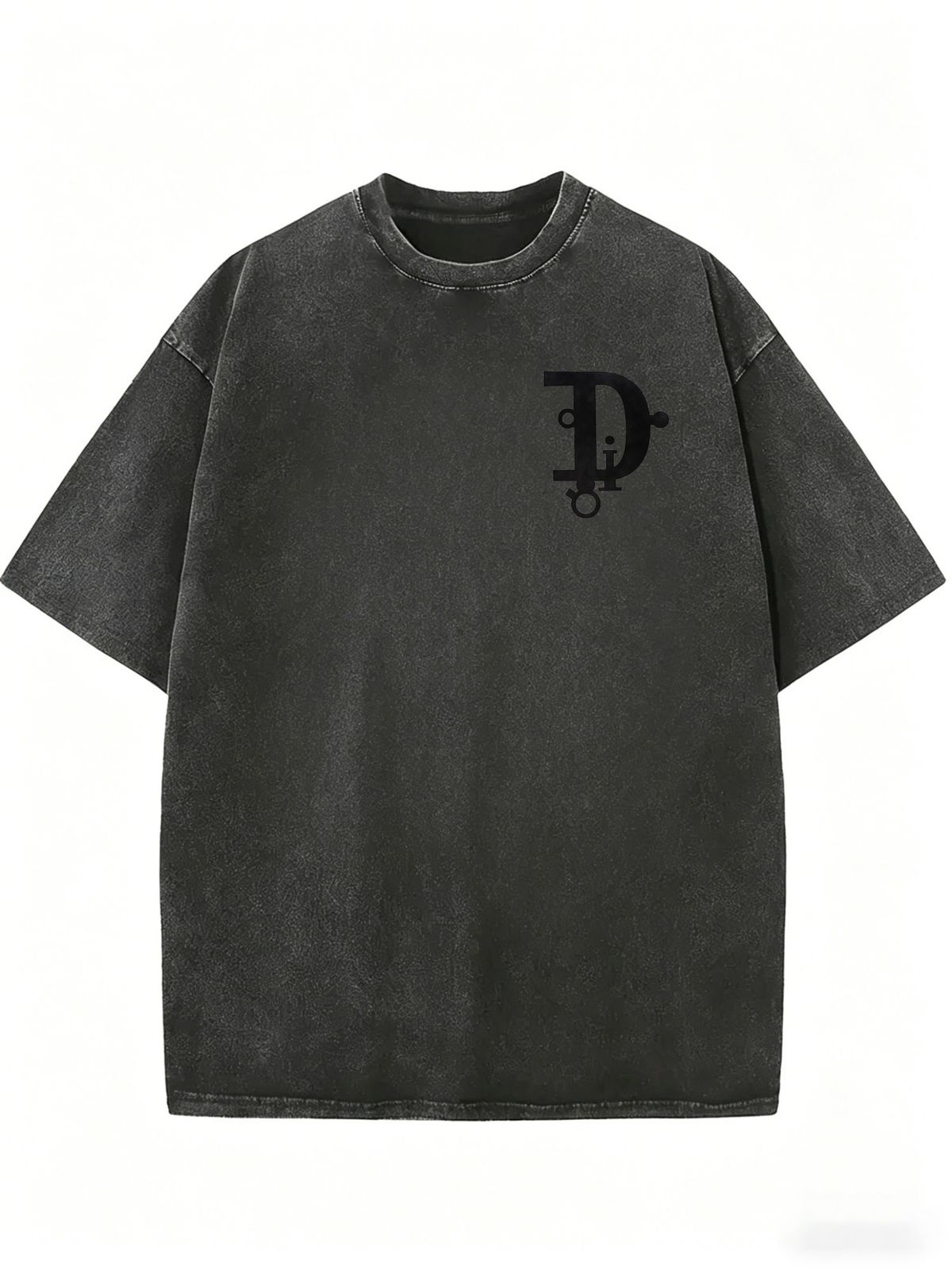 Retro Washed Oversized T-Shirt, Unisex Loose Fit Streetwear Tee For Everyday Casual Fashion_ecoleips.com