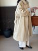 So, Korean Style Temperament, Collar, Medium Length Windbreaker, Women's High-End Silhouette, Casual Jacket, Early_ecoleips.com